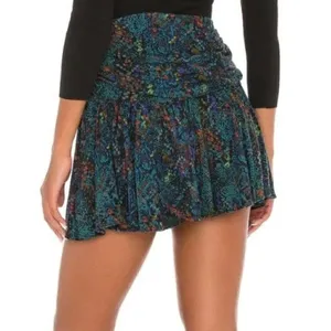 Free‎ People Saturday Sun Floral Who Is She Mini Skirt 2 thumbnail 3