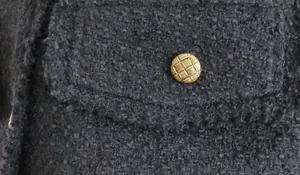 Black Tweed Cropped Jacket Blazer S thumbnail 8