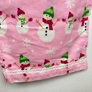 THE COMPANY STORE Pink Snowman Cotton Pj’s Flannel Pajamas * NWOT thumbnail 8
