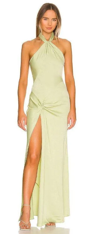 Ronny Kobo Selina Dress in Sage Large New Womens Long Maxi Dress thumbnail 1