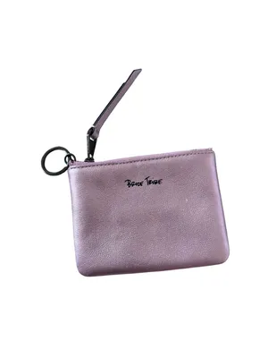 REBECCA MINKOFF Pink Leather Bride Tribe Keychain Coin Wallet thumbnail 4