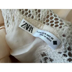 Zara ZW Collection Asymmetrical Satin Lace Dress One Shoulder Ethereal Budoir thumbnail 5