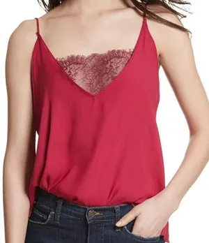 Free people intimately free lace bandeau vneck tank size m thumbnail 1