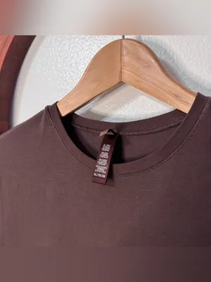 Skims Vintage T-Shirt Long Maxi Dress chocolate brown thumbnail 5