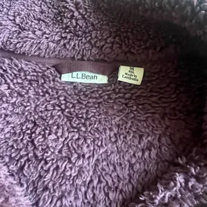 LL Bean Plum Purple Fleece Pullover thumbnail 3