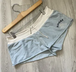 Disney Vintage Eeyore Shorts y2k low rise lounge womens Blue (small) beach 90s retro thumbnail 1
