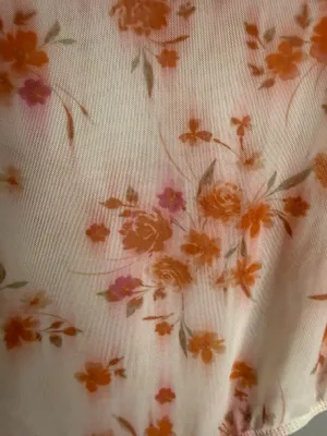 Floral mesh bodysuit Pink thumbnail 2