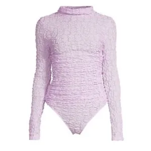 NWT Free People Lace Ruched Bodysuit thumbnail 4
