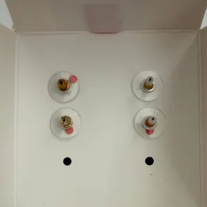 Betsey Johnson nwt Pink and Green Earring Set clover heart horseshoe bow thumbnail 3