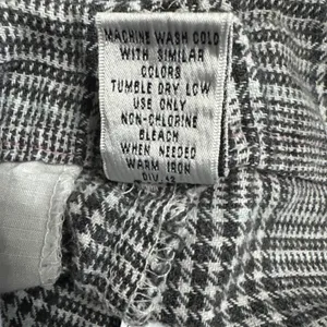 Gitano Plaid Pants 80s Sz 16 Waist 30” To 34” Grunge Academic Paperbag Baggy thumbnail 10