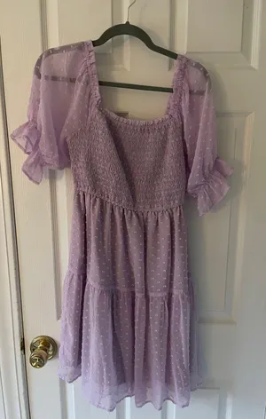Amazon Purple Babydoll Dress thumbnail 1