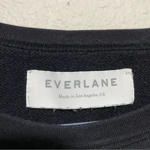 Everlane Navy Blue Short Sleeved Crewneck Thick Knit Tee thumbnail 3
