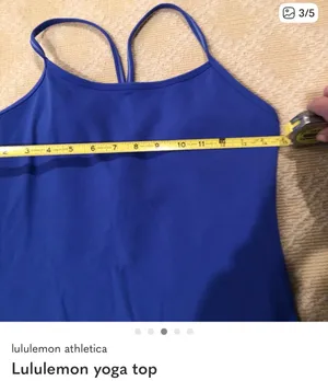 Lululemon yoga top size 8 thumbnail 3