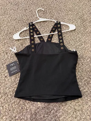 Lulus Top Black thumbnail 2