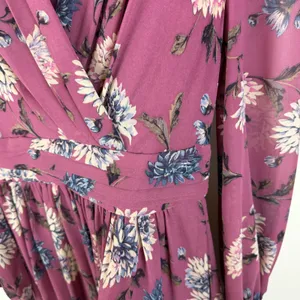 Gal Meets Glam Georgia Chiffon Maxi Dress Size 0‎ Floral Flowy Romantic Cottage thumbnail 3