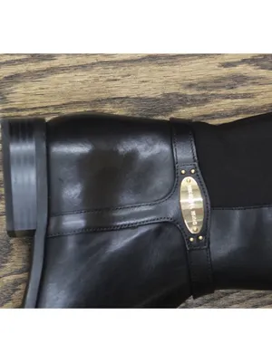 NWT Michael Michael Kors Finley Knee-High Riding Boots 40F1FIFBEL Black 7M thumbnail 14