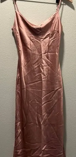 Express pink silly maxi dress thumbnail 1