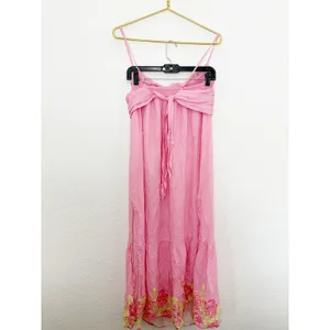 Maaji Chintz Floral Lisse Long Maxi Dress Size Large Wrap Front Tie Back Vacay thumbnail 13