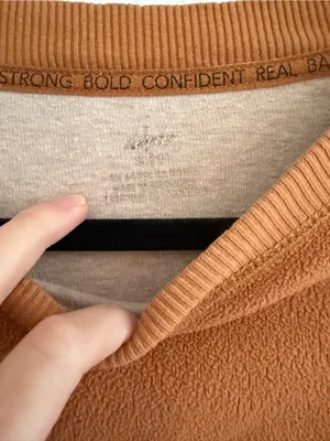 Aerie Rust Orange Crewneck Sweater thumbnail 5