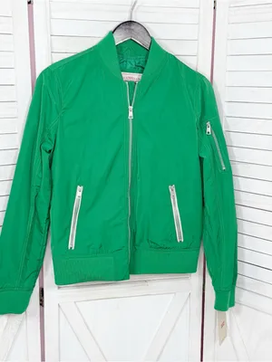 Levi’s Melanie Lightweight Bomber Flight Jacket Green Small Streetwear Blokecore thumbnail 8