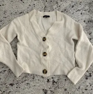 Quince Baby Alpaca Wool Blend Cropped Button Front Cardigan Xs thumbnail 1