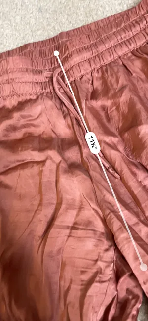 Young Fabulous and Broke Ollie Burnt Orange Satin Jogger Pants thumbnail 3