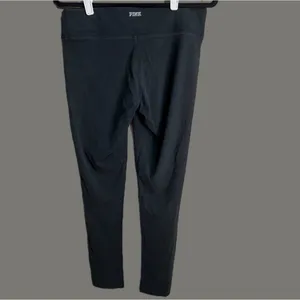 Pink black‎ leggings size Large thumbnail 3