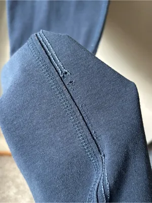 Abercrombie & Fitch Navy Blue Low Rise Sweatpants thumbnail 6