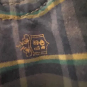Levis Tab Twills Plaid Shorts Blue Green Yellow Cotton Flat Front women's size 6 thumbnail 13