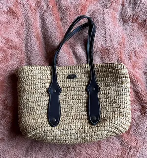 Woven Purse Tan thumbnail 1