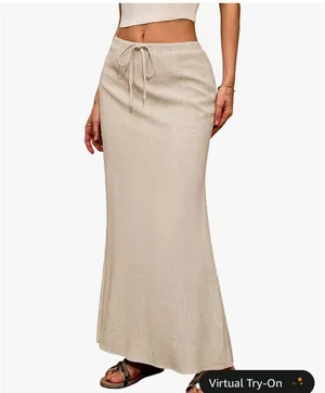 NWOT maxi linen skirt thumbnail 6