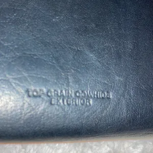 Small Black Top Grain Cowhide Leather Wallet thumbnail 3