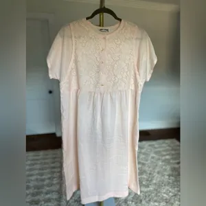 Vintage‎ Cottagecore Great Times Lace-Front Dress Romantic Coquette Quiet Luxury thumbnail 2