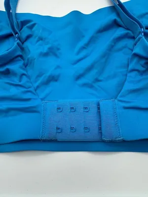 Soma Enbliss Luxe Adjustable Bralette Bright Blue Wireless Women's Medium M thumbnail 3