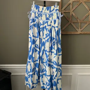 Promesa Cabana Floral Tie Detail Maxi Skirt Blue - Small thumbnail 6