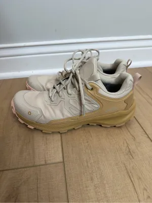 Oboz Katabatic Low B-DRY Waterproof Hiking Shoes Women’s 8.5 Beige Pink Trail thumbnail 3