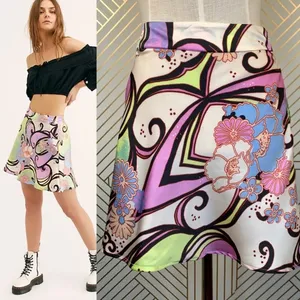 Free People Phoebe Printed‎ Mini Skirt thumbnail 2