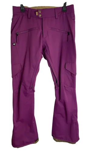 686 Women's Purple Cargo Insulated Snow Pants Size Medium ski gorpcore thumbnail 1