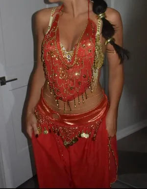 Princess Jasmine Red Costume thumbnail 1