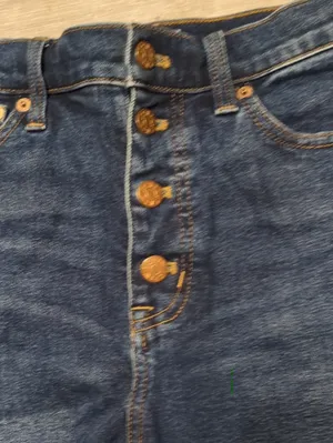 J.Crew Factory High Rise Flare Crop Jeans Size 27 thumbnail 2