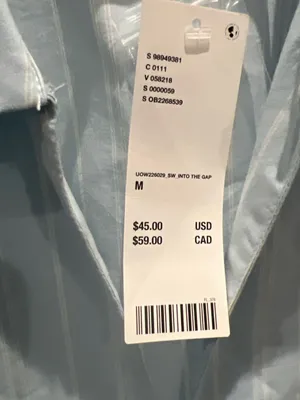 Urban Outfitters Light Blue Pinstripe Sleeveless Button-Down Top thumbnail 4