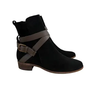 See by Chloe Janis Black Suede Ankle Boots Sz 37 EU 7 US thumbnail 2
