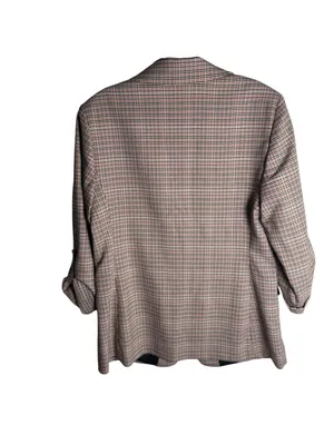 Maeve by Anthropologie Roll Sleeve Blazer in neutral 6 thumbnail 5