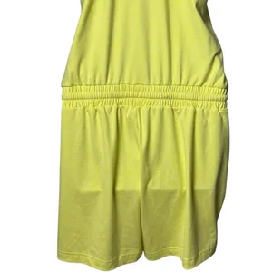 Zyia‎ Laguna Downtime Active Romper Pockets Stretch Yellow Coastal Stretch M thumbnail 7