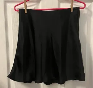 A New Day Black Satin Mini Skirt thumbnail 1