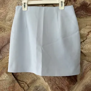 Commense Elegant Button Split Pockets Skirt Set size small Blue thumbnail 6