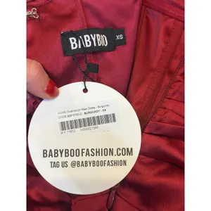Babyboo GWENDOLYN MAXI DRESS - BURGUNDY NWT Size XS thumbnail 7