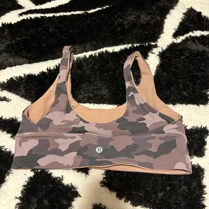 Lululemon Align Reversible Bra Light Support A/B Cup W2DAAS camo misty mauve 10 thumbnail 3