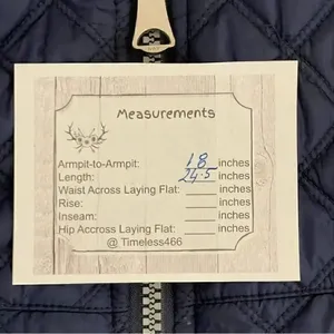Marc New York Womens Medium M Quilted Sleeveless Vest Blue Full Zip SZ XS thumbnail 10