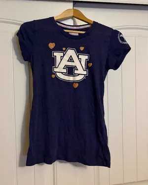 Auburn War Eagles T Shirt Medium Victoria's Secret Pink Collegiate Collection thumbnail 1